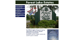 Desktop Screenshot of forestlakemhc.com