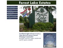 Tablet Screenshot of forestlakemhc.com